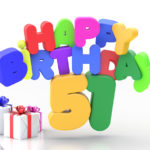 Happy Birthday 51 Geburtstag