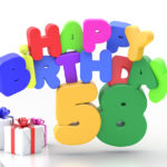 Happy Birthday 58 Geburtstag