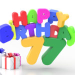 Happy Birthday 77 Geburtstag