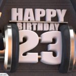 23. Geburtstag Karte Happy Birthday Kopfhörer
