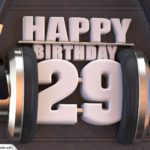 29. Geburtstag Karte Happy Birthday Kopfhörer