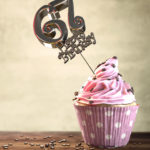 67. Geburtstag Muffin Geburtstagskuchen Happy Birthday