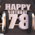 78. Geburtstag Karte Happy Birthday Kopfhörer