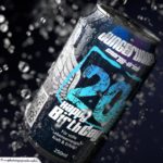 Coole Geburtstagskarte - Energy-Drink Getränkedose 20 Happy Birthday