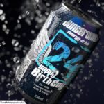 Coole Geburtstagskarte - Energy-Drink Getränkedose 24 Happy Birthday