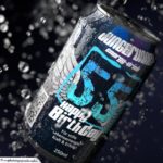 Coole Geburtstagskarte - Energy-Drink Getränkedose 55 Happy Birthday