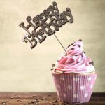 Muffin Geburtstagskuchen Happy Birthday