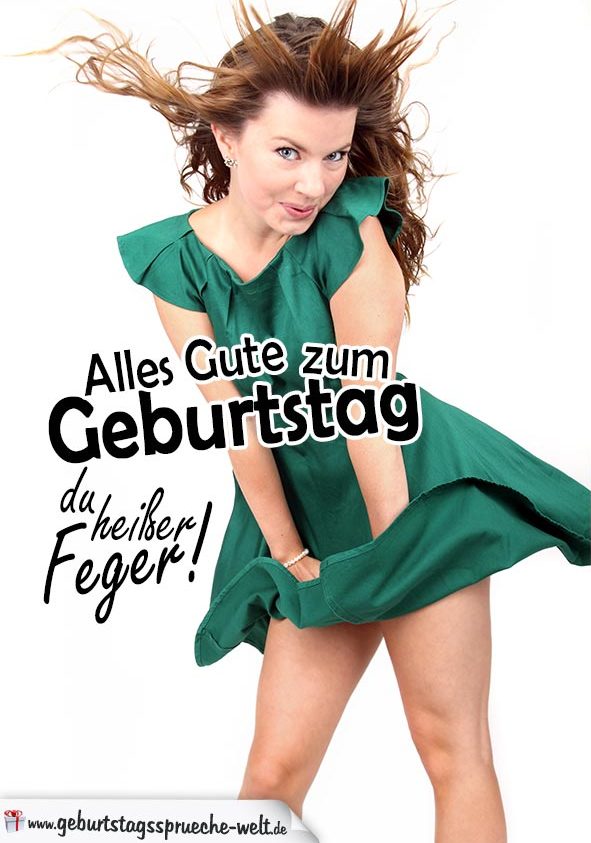 Heißer Feger Erotische Geburtstagskarte für Männer