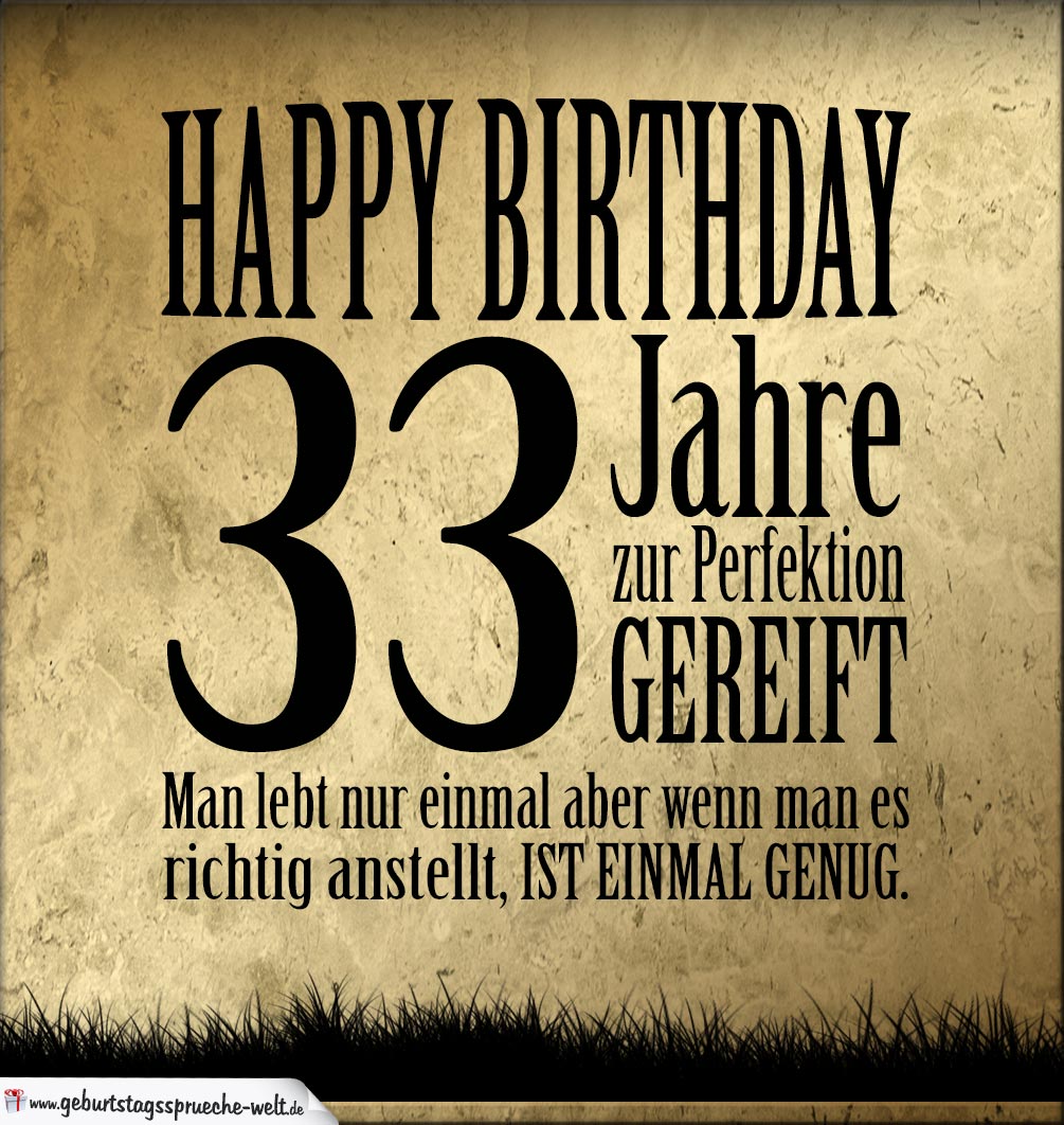 42+ Freche sprueche zum 33 geburtstag ideas in 2021 