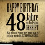 48. Geburtstag Retro Geburtstagskarte