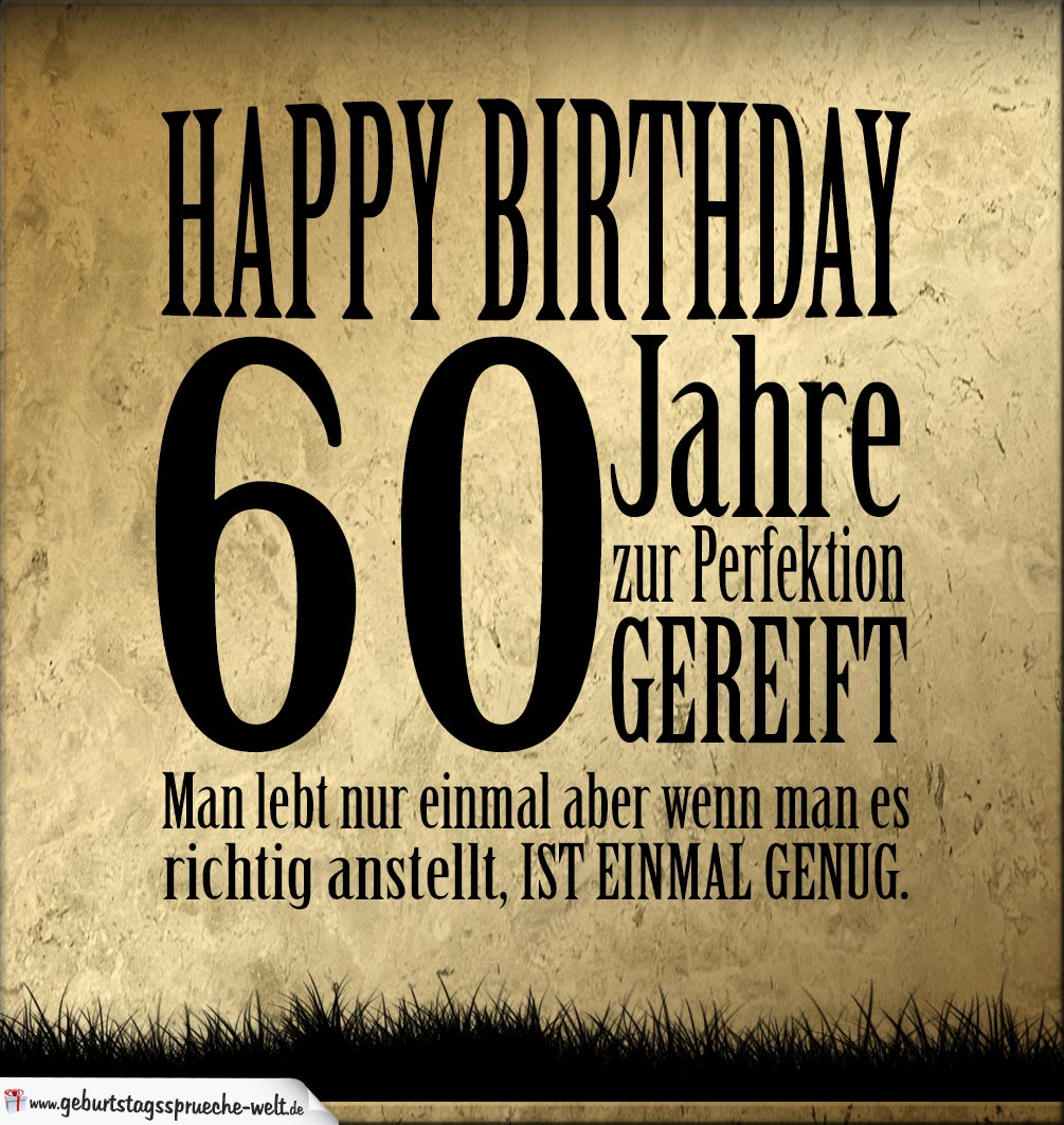 60 Geburtstag Retro Geburtstagskarte Geburtstagssprüche Welt