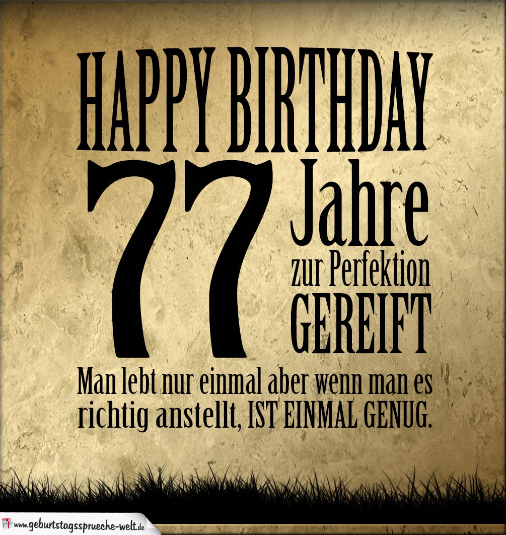 33++ Zum 77 geburtstag sprueche information