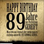 89. Geburtstag Retro Geburtstagskarte