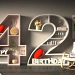 Kostenlose Geburtstagskarte Happy Birthday mit Spruch zum 42. Geburtstag