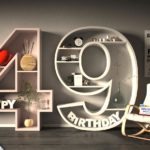 Kostenlose Geburtstagskarte Happy Birthday mit Spruch zum 49. Geburtstag