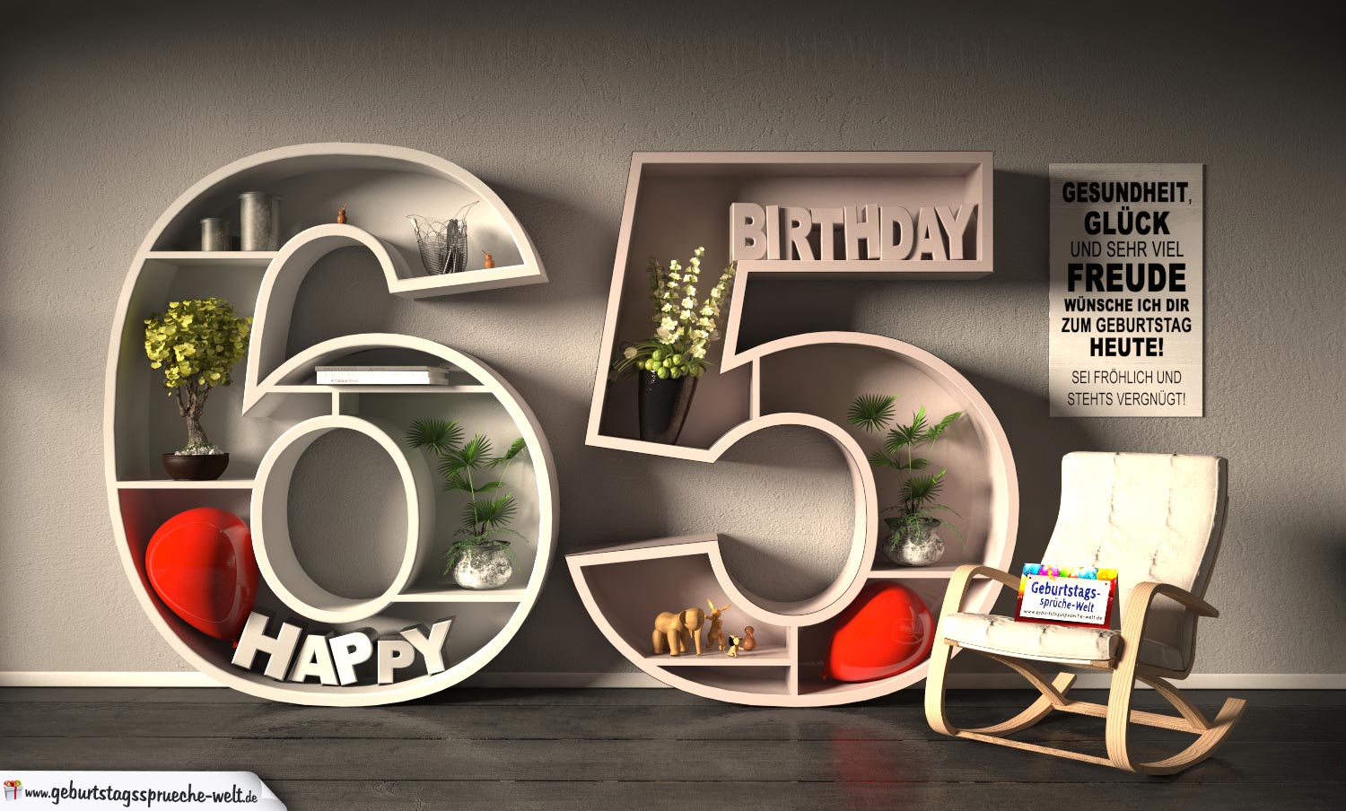 50+ Spruch 65 geburtstag kostenlos info