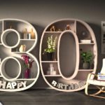 Kostenlose Geburtstagskarte Happy Birthday mit Spruch zum 80. Geburtstag