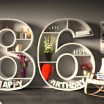 Kostenlose Geburtstagskarte Happy Birthday mit Spruch zum 86. Geburtstag