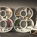 Kostenlose Geburtstagskarte Happy Birthday mit Spruch zum 88. Geburtstag